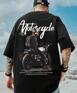 The Motorcycle Oversized Dropsholder T-shirt